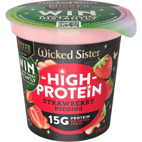 草莓高蛋白布丁 170g