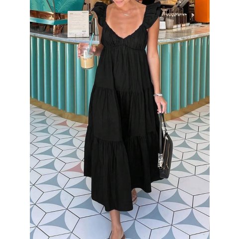 SHEIN Essnce 吊带连衣裙 中长款