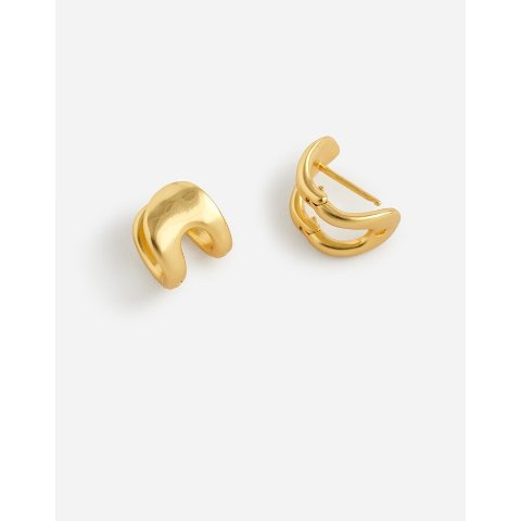 MadewellCutout Huggie Hoop Earrings
