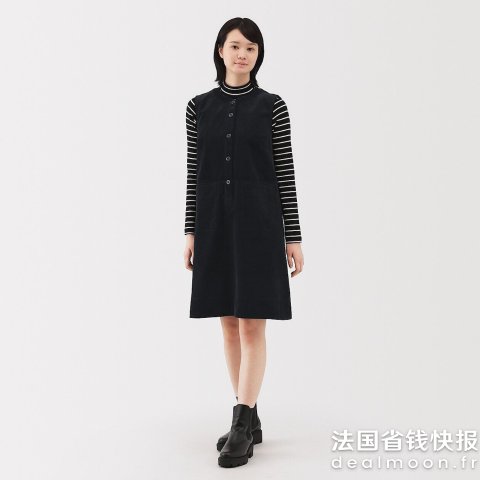 3色可选灯芯绒连衣裙