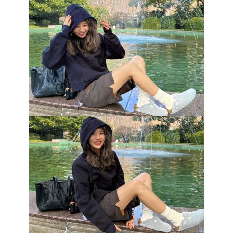 SLNSH 半拉链棉绒卫衣