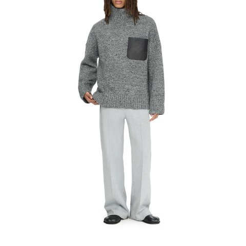 JW AndersonSweater with Leather Pocket