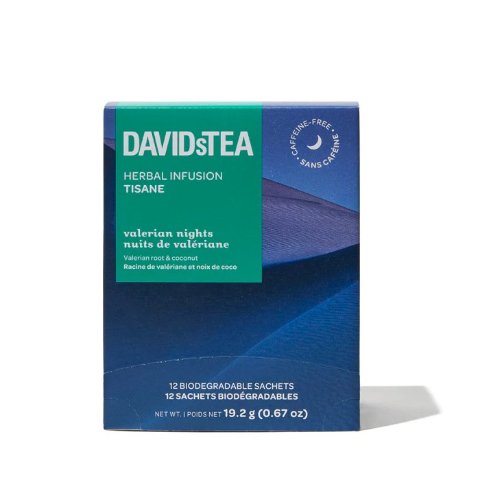 DAVIDsTEA2个$12Valerian Nights 茶包 12袋装