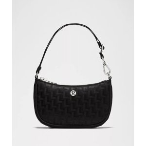 Lululemon超百搭提比例 灰常精致耐造~City Essentials 单肩包 1L 提花