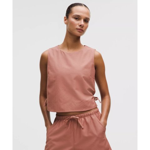 LuluLinen 侧绑带背心