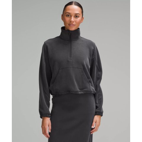 lululemonSoftstreme Brushed Half Zip Top