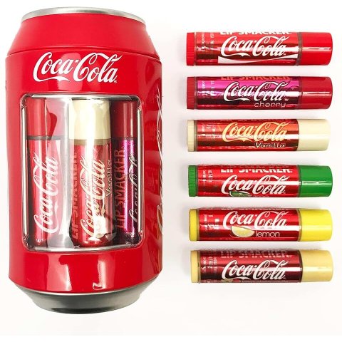 可口可乐罐装润唇膏套装 6支