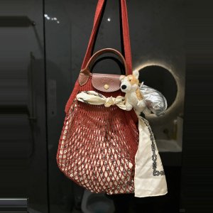 Le Pliage L 网格手袋@蓁猪奶茶