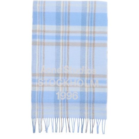 Acne StudiosCheck Logo Scarf