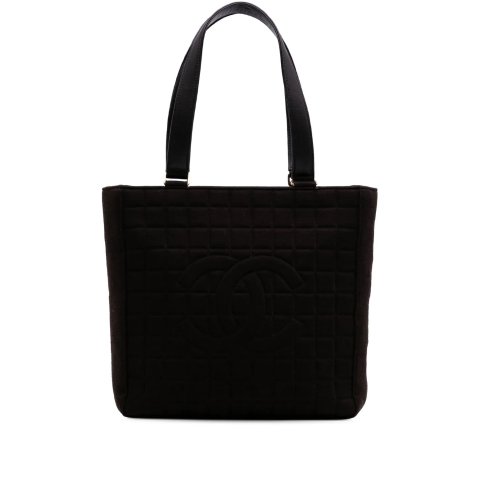 ChanelChocolate Bar Jersey Tote Bag