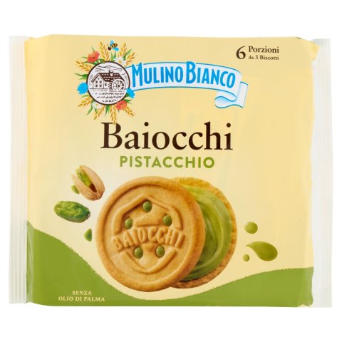 Mulino Bianco Baiocchi 开心果夹心饼干 168g