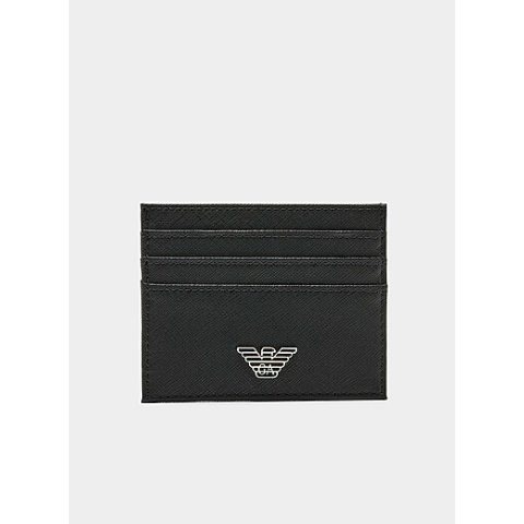 金属徽标织纹卡包