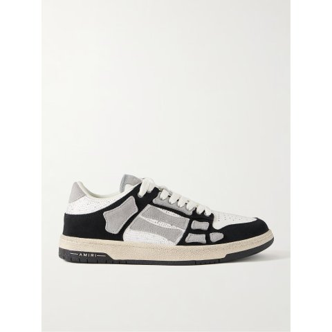 AMIRI Skel-Top Crystal Leather Sneakers for Men