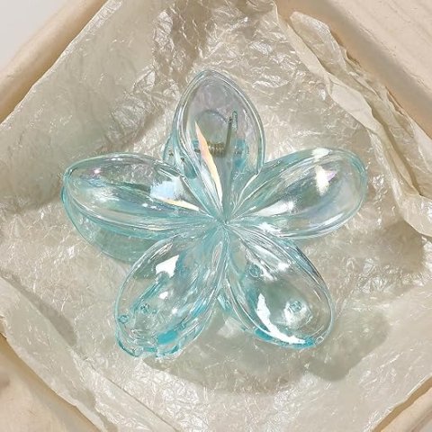 海边度假必备！Plumeria 花朵发夹 大号