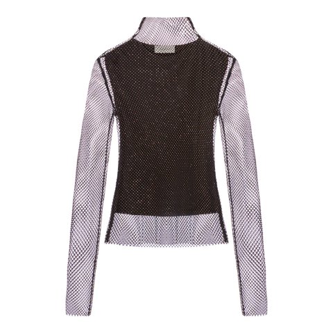 SportmaxRhinestone Mesh T-Shirt