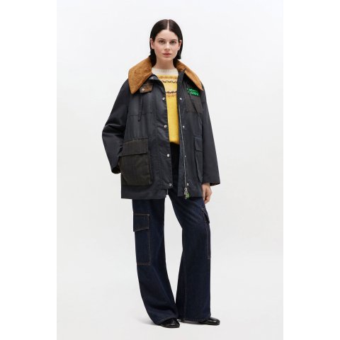 GanniWaxed Jacket Blue