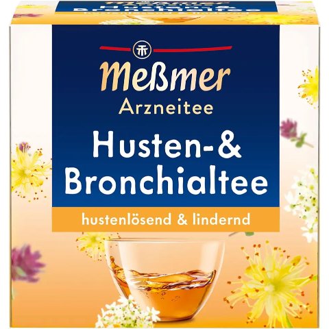 减轻咳嗽，润喉Messmer 支气管茶 9包 无麸质