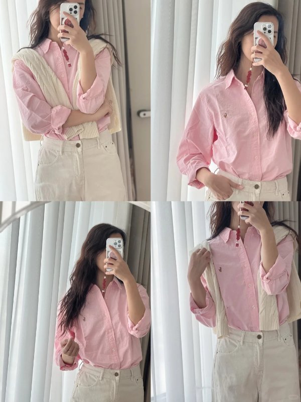 Ralph Lauren 棉质红色Polo衫