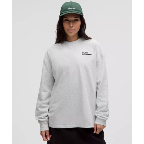 Heavyweight 圆领长袖棉T恤