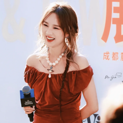 Vivienne WestwoodNew Season Ginnie Amber draped jersey mini dress