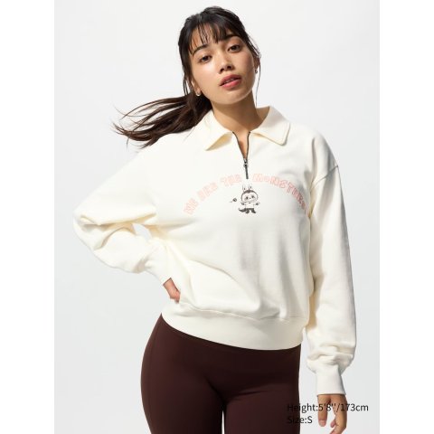 UniqloPOP MART 女半拉链卫衣
