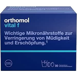 orthomol专为女性设计Vital F 冲剂 30天