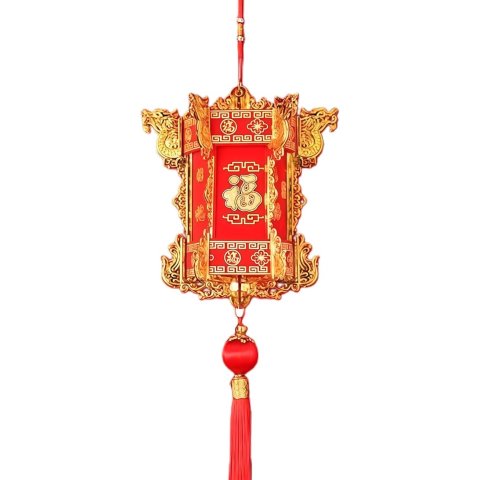 Hexagon 宫灯 红色挂饰 复用