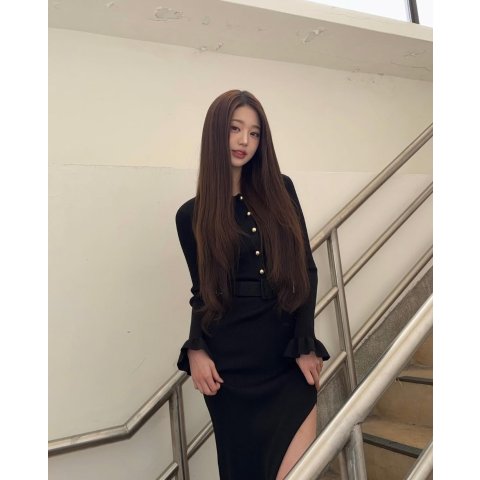 连衣裙 张元英同款