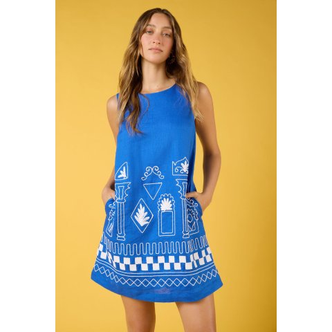 Atrium 刺绣直筒连衣裙