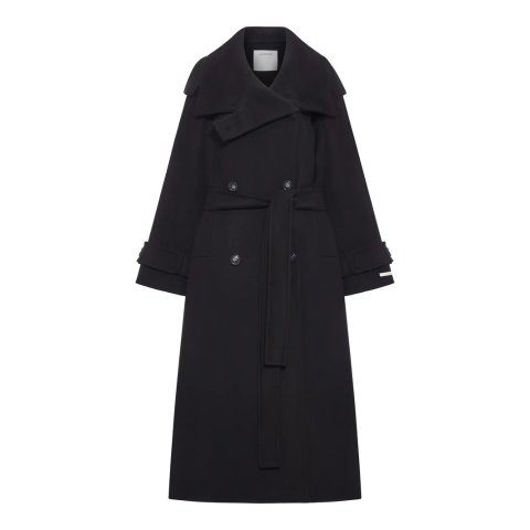 SportmaxYOLE Trench Coat Pure Wool Double