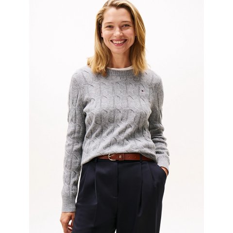  羊毛纽纹针织毛衣