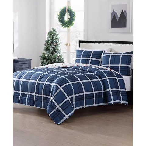 Hallmart CollectiblesTown Dogs 3-Piece Comforter Set