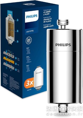 Philips淋浴滤水器 50000L 3个滤芯