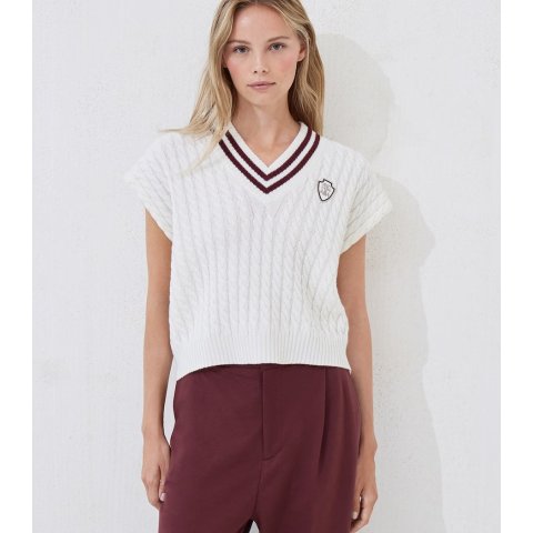 Brunello Cucinelli Cashmere Cable-Knit Vest