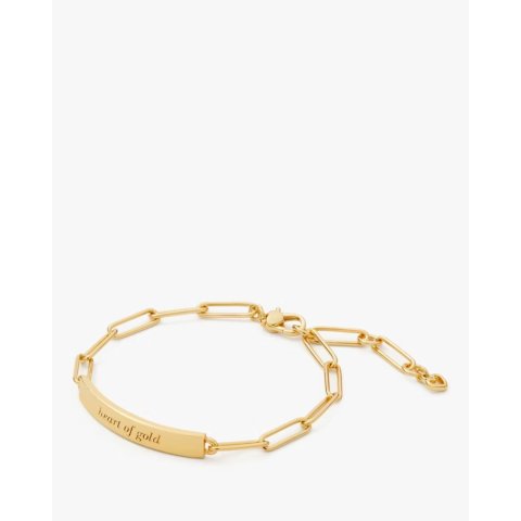 Kate Spade Heart Of Gold ID Bracelet
