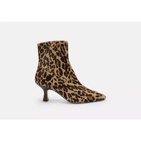 Kitten Heel 豹纹短靴