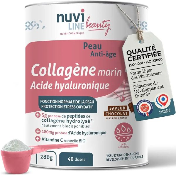 Nuviline Marine胶原蛋白粉 巧克力 280g