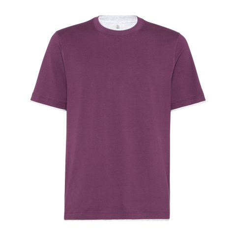 Brunello Cucinelli Cotton Faux-Layered T-Shirt