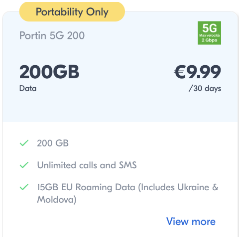 200G流量套餐Lyca Mobile SIM卡 意大利流量套餐