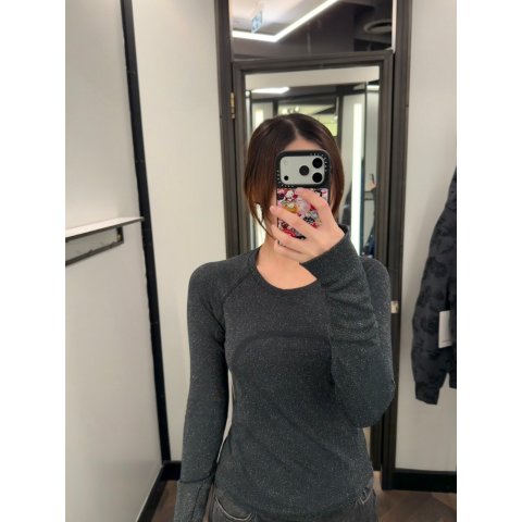 Lululemon Swiftly Tech 长袖 闪光款