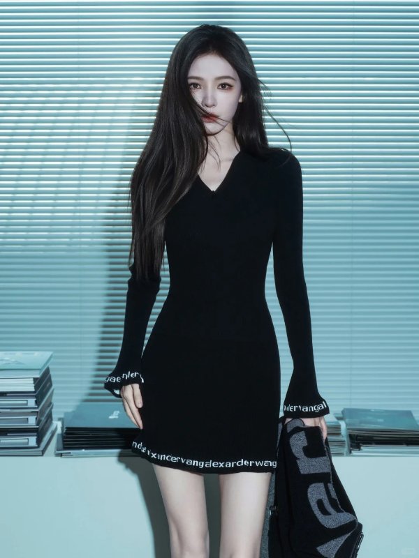 连衣裙 张予曦短袖类似款