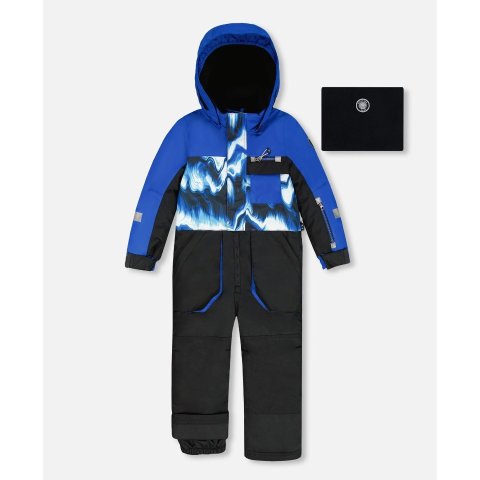 拼色连体滑雪服