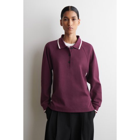 Cotton 拼色POLO衫