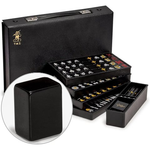 Yellow Mountain 标准麻将套装 黑色牌