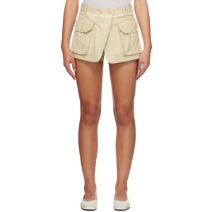 Joel 米色短裤