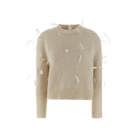 Jil Sander秀场款 毛衣 米色