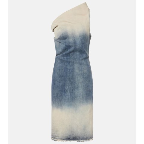 Athena 单肩牛仔中长裙