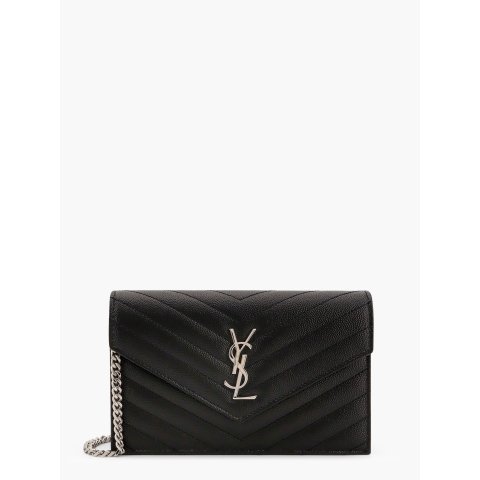 YSL Cassandre 粒面皮革斜挎包