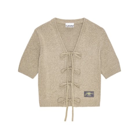 针织 系带开衫 休闲款