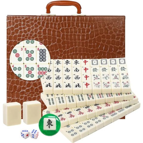 Chinese 麻将套装 3.5x2.8cm 便携盒
